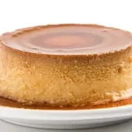 Flan hecho a baño maría.