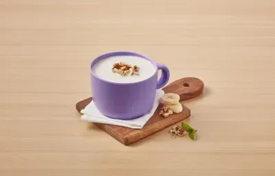 Atole de plátano con nuez Atole de plátano con nuez