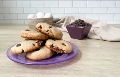 GALLETAS con CHISPAS de CHOCOLATE GALLETAS con CHISPAS de CHOCOLATE