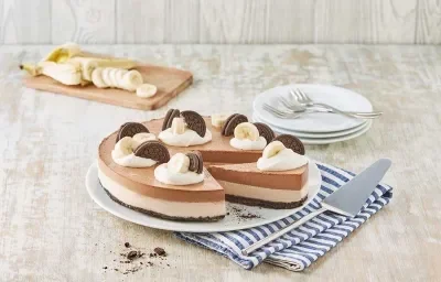 Cheesecake de plátano sin horno Cheesecake de plátano sin horno