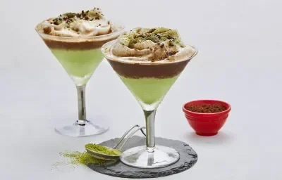 Frappe de café y matcha Frappe de café y matcha