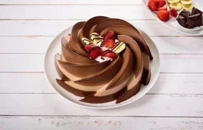 GELATINA CHOCO PLÁTANO