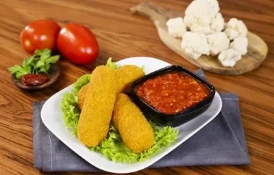 Croquetas de coliflor Croquetas de coliflor