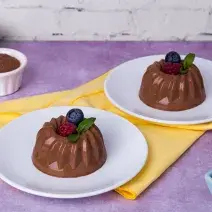 Mini Gelatinas de Chocolate y Avena