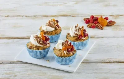 Cupcakes de frutos secos Cupcakes de frutos secos