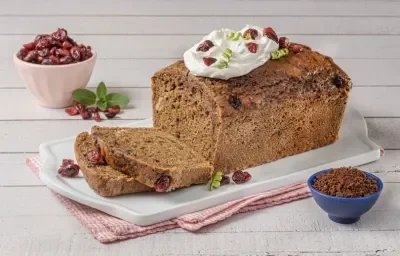 Panqué de Café con Arándano