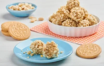 Trufas de Galleta con Cacahuate Trufas de Galleta con Cacahuate