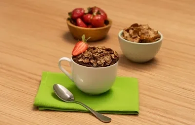 Mugcake con cereal Mugcake con cereal