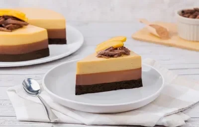 Pastel de Mango con Chocolate