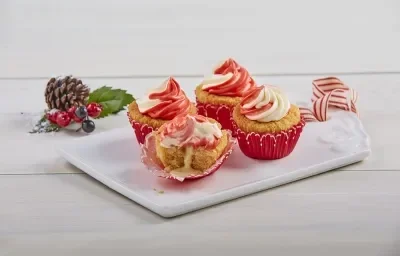 Cupcakes rellenos manzana canela