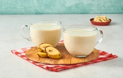 Atole de plátano con masa Atole de plátano con masa