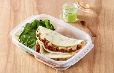 Quesadillas con carne molida Quesadillas con carne molida