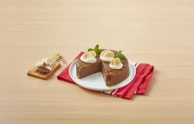 Flan de choco plátano Flan de choco plátano