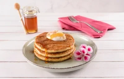 Hot Cakes de Linaza y Chai Hot Cakes de Linaza y Chai