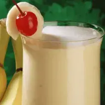 Licuado de plátano y durazno
