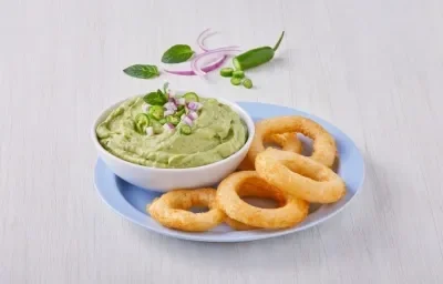 Dip de aguacate con hierbabuena Dip de aguacate con hierbabuena