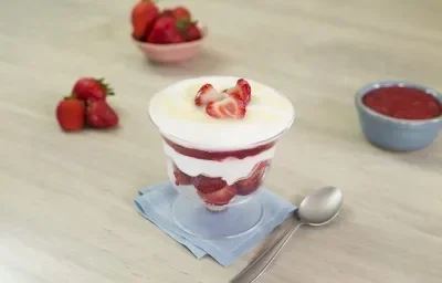 Fresas con crema Fresas con crema