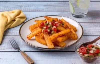 Papas a la Mexicana Papas a la Mexicana