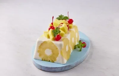 Postre de piña colada Postre de piña colada
