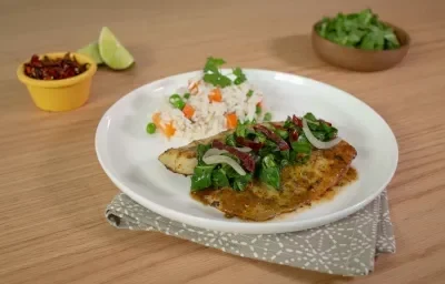 Pescado con acelgas Pescado con acelgas