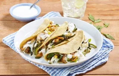 tacos cremosos de la huerta