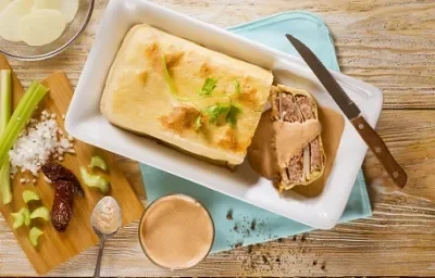 Pastel de carne sorpresa Pastel de carne sorpresa