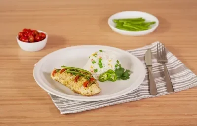 Abanico con nopales a la mexicana Abanico con nopales a la mexicana
