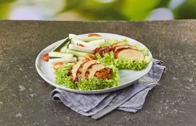 Tacos de lechuga con pollo al chipotle Tacos de lechuga con pollo al chipotle