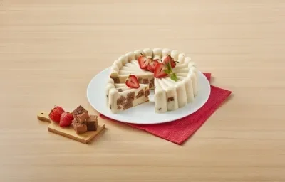 Gelatina brownie mosaico Gelatina brownie mosaico