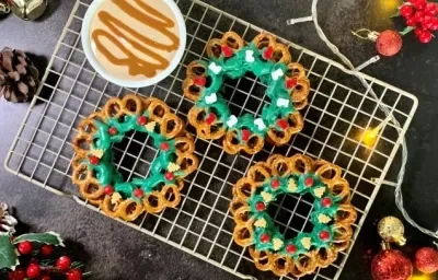 Corona de Pretzels Corona de Pretzels