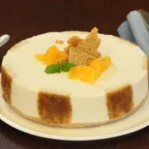 Cheesecake de azahar y naranja