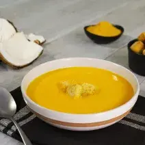 Crema de zanahoria con cúrcuma