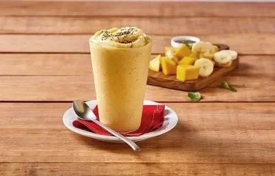 Smoothie mango y plátano Smoothie mango y plátano
