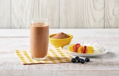 LICUADO DE MANGO Y CHOCOLATE NESQUIK LICUADO DE MANGO Y CHOCOLATE NESQUIK