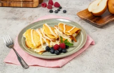 Crepas de Queso Brie Crepas de Queso Brie