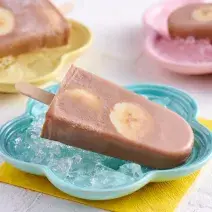 Paletas Congeladas de Choco Plátano