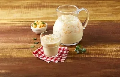 Agua de menta-melón Agua de menta-melón