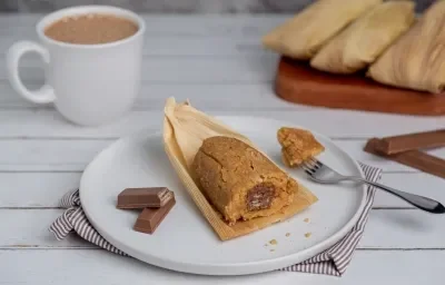 Tamales de Kit Kat Tamales de Kit Kat