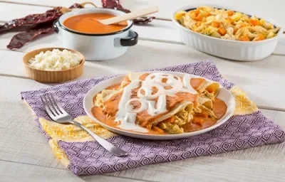 enchiladas cremositas