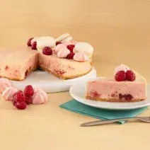 Cheesecake de frambuesa