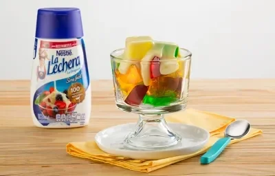 GELATINA CON LECHERA SIRVE FACIL GELATINA CON LECHERA SIRVE FACIL