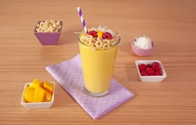 Smoothie de mango con miel Smoothie de mango con miel