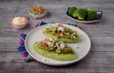 Tlacoyos de Brócoli Tlacoyos de Brócoli