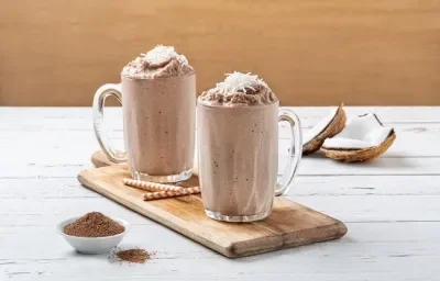 Frappé de Chocolate con Coco Frappé de Chocolate con Coco