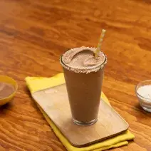 Malteada de chocolate con amaranto