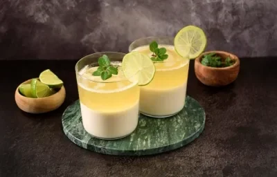 GELATINA de MOJITO preparada con Leche Condensada LA LECHERA®. GELATINA de MOJITO preparada con Leche Condensada LA LECHERA®.