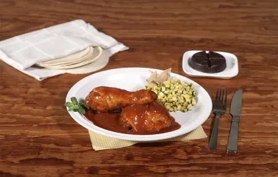 Pollo entomatado Pollo entomatado