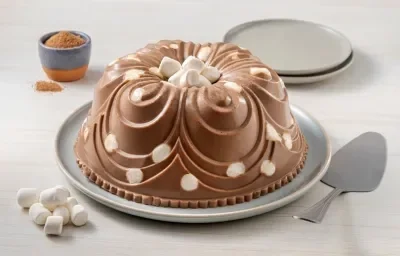 Gelatina de Chocolate con Bombones Gelatina de Chocolate con Bombones