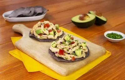 Ensalada de pollo a la mexicana Ensalada de pollo a la mexicana