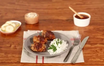 Tortitas de plátano con avena Tortitas de plátano con avena